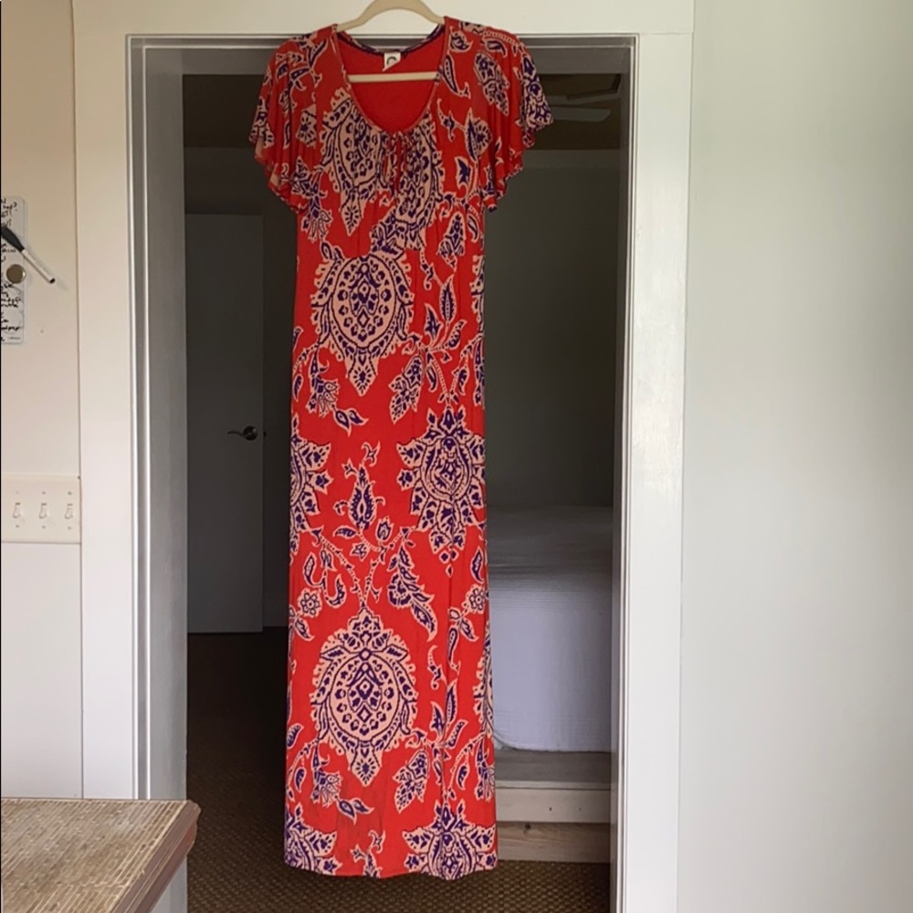 Red Maxi Dress from Anthropologie size XS